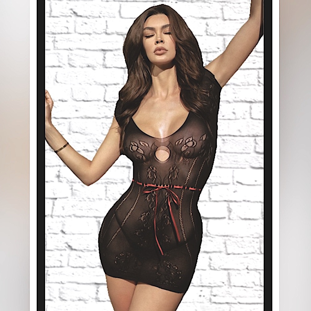 Floral lace Bodystocking dress